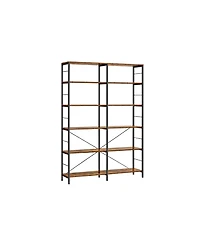 6-tier Bookshelf with X-Bar, Anti-Tip Kit