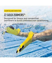 Finis Zoomer Fins, Yellow, Size-e