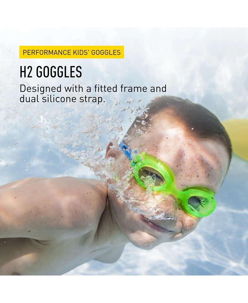 Finis Boys H2 s Performance Swim Goggles