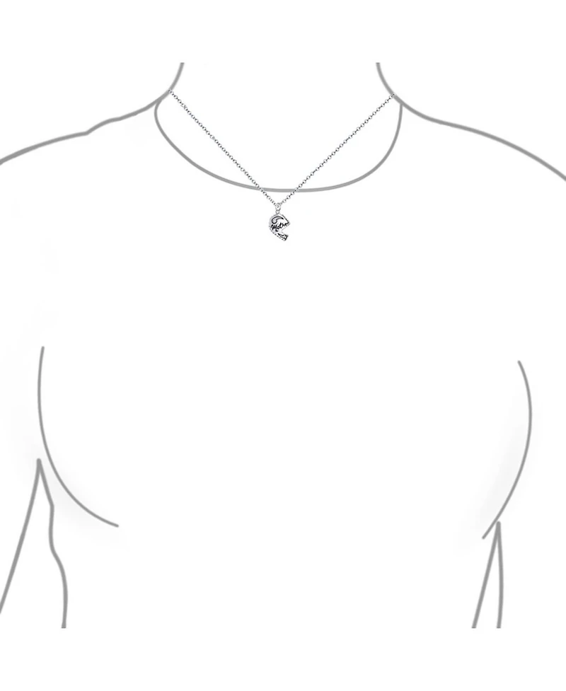 Bling Jewelry Best Friends Bff Split Heart Puzzle Mother Daughter Pendant Necklace Silver
