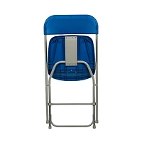 Set Of 10 Stackable Folding Plastic Chairs