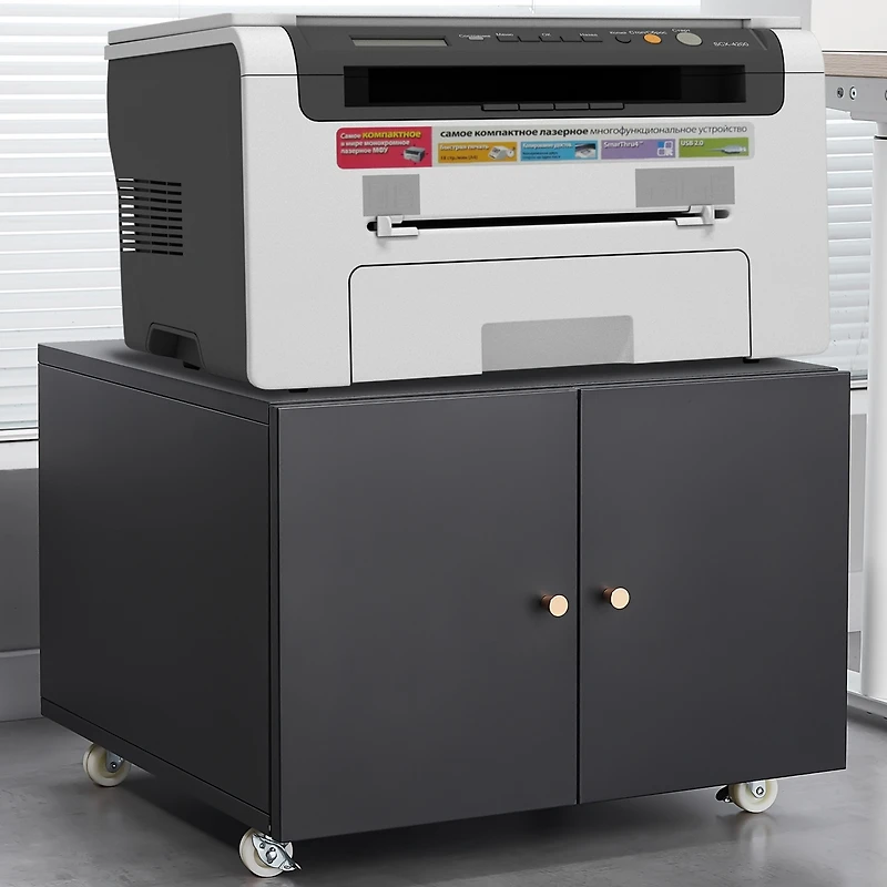 Streamdale Premium Office Copier Cabinet with Mobile Pedestal