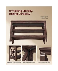 Entryway Storage Bench with Shelves for Shoes and Accessories Living Room