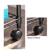Slickblue 3-Tier Rolling Printer Cart