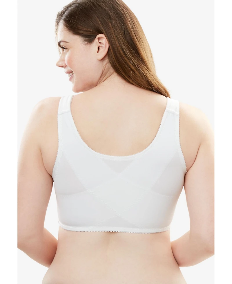 Comfort Choice Women's Plus Stay-Cool Wireless Posture Bra