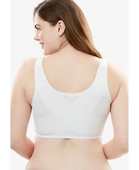 Comfort Choice Women's Plus Stay-Cool Wireless Posture Bra