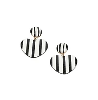 Sohi Women's Heart Drop Earrings