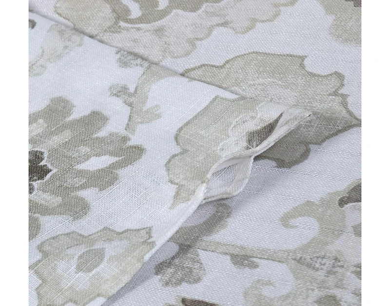 Kate Aurora Country Living Farmhouse 3 Pc Solid Cafe Kitchen Curtain Tier & Tucked Valance Set