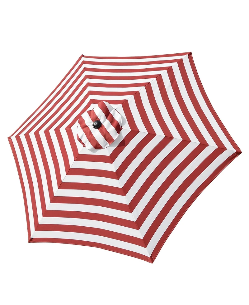 9 Ft Patio Umbrella Replacement Canopy Market Table Top Sunshade Cover Garden
