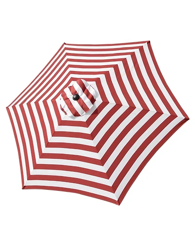 9 Ft Patio Umbrella Replacement Canopy Market Table Top Sunshade Cover Garden