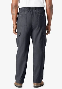 KingSize Big & Tall Knockarounds Full-Elastic Waist Cargo Pants