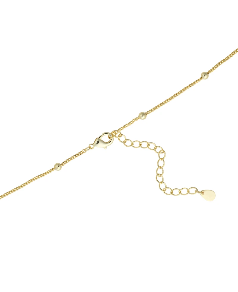 Macy's Aqua or Aurora Borealis Quartz Sun Y-Necklace