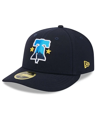 New Era Men's Navy Philadelphia Phillies 2024 City Connect Low Profile 59FIFTY Fitted Hat