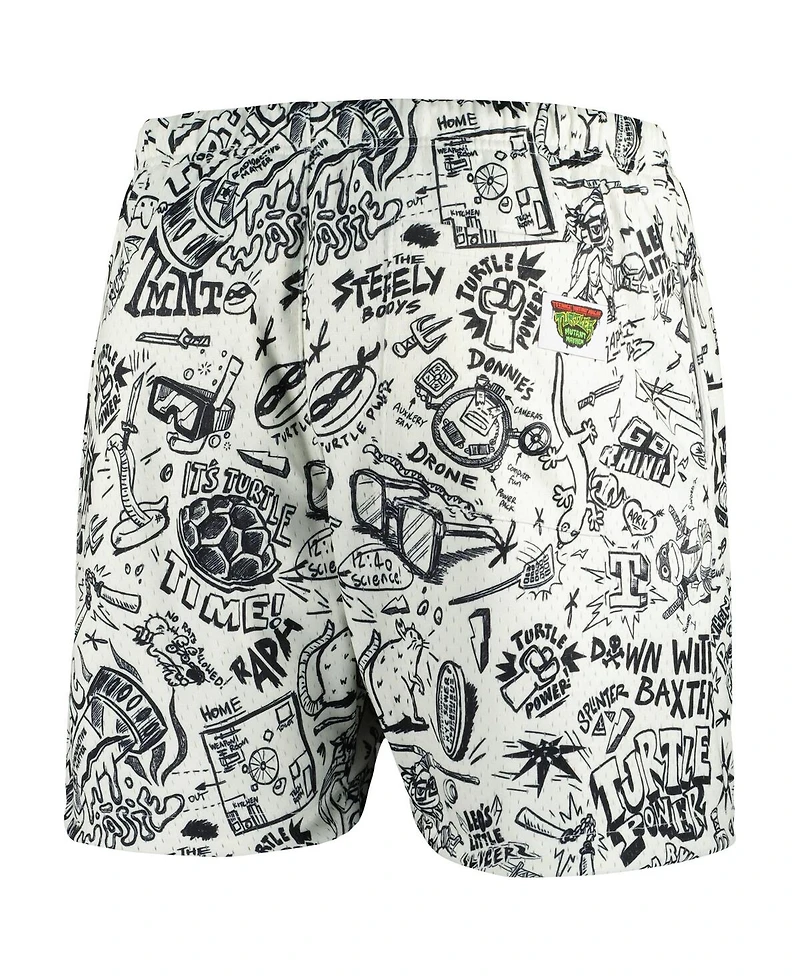 Freeze Max Men's Natural Teenage Mutant Ninja Turtles Turtle Time Mesh Shorts