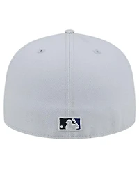 New Era Men's Gray Los Angeles Dodgers Active Team Camo 59FIFTY Fitted Hat