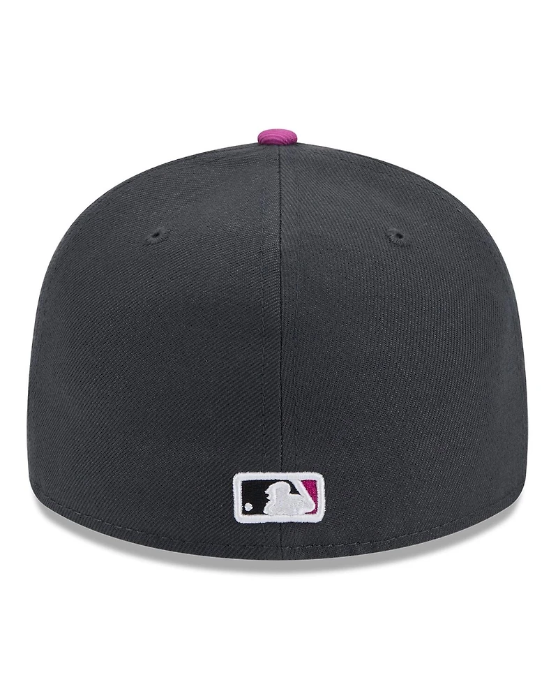 New Era Men's Graphite New York Mets 2024 City Connect Low Profile 59FIFTY Fitted Hat
