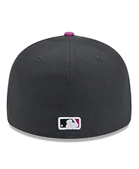New Era Men's Graphite New York Mets 2024 City Connect Low Profile 59FIFTY Fitted Hat