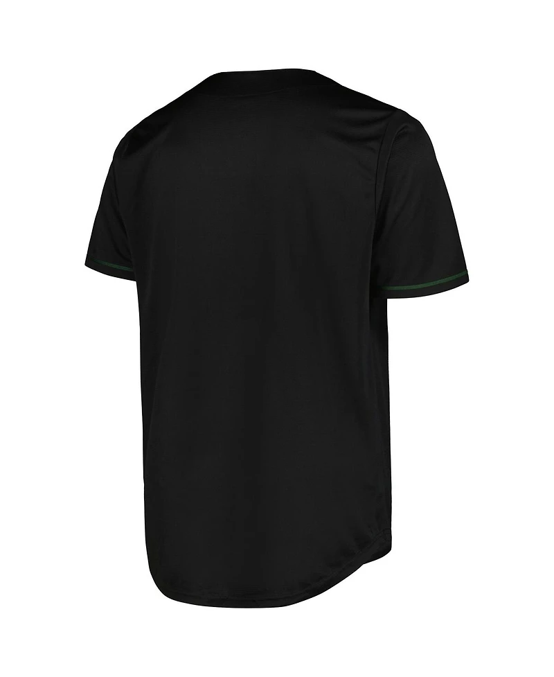 Fanatics Men's Black Milwaukee Bucks Pop Baseball Jersey
