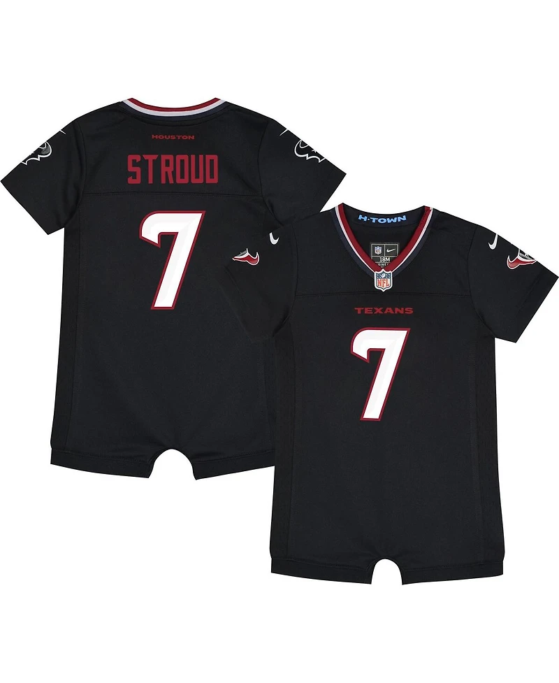 Nike Newborn Infant C.j. Stroud Navy Houston Texans Game Romper Jersey