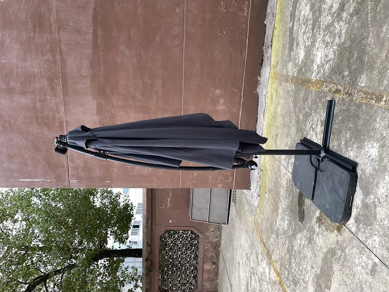 Streamdale Solar Powered Led Patio Umbrella, 8 Ribs