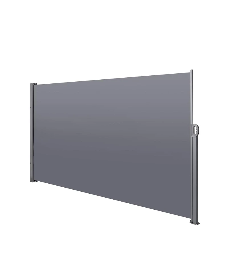 138" X 71"Retractable Side Awning, Waterproof & Uv-Resistant, Privacy Screen
