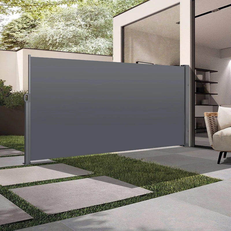 Streamdale Retractable Uv-Resistant Outdoor Privacy Awning