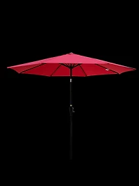 Streamdale 10FT Outdoor Patio Umbrella, Red, Tilt, Crank