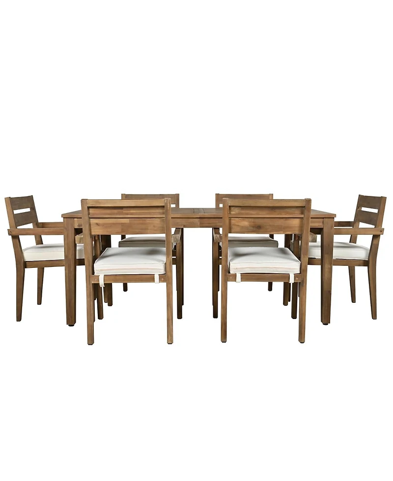 Streamdale Acacia Wood Outdoor Dining Set