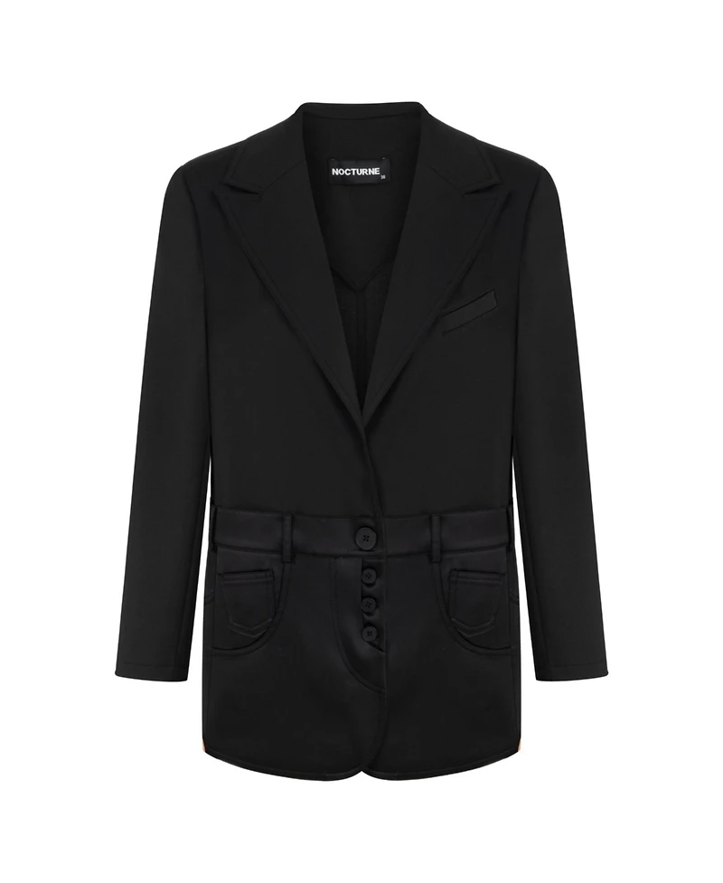Nocturne Women's Lapel Collar Jacket