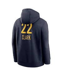 Nike Men's and Women's Caitlin Clark Navy Indiana Fever 2024 Wnba Draft Player Name Number Pullover Hoodie