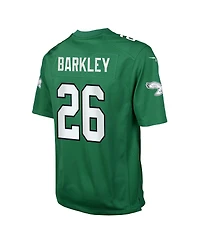 Nike Big Boys and Girls Saquon Barkley Kelly Green Philadelphia Eagles Alternate Game Player Jersey