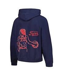 Round21 Men's and Women's Caitlin Clark Navy Indiana Fever Bound Pullover Hoodie