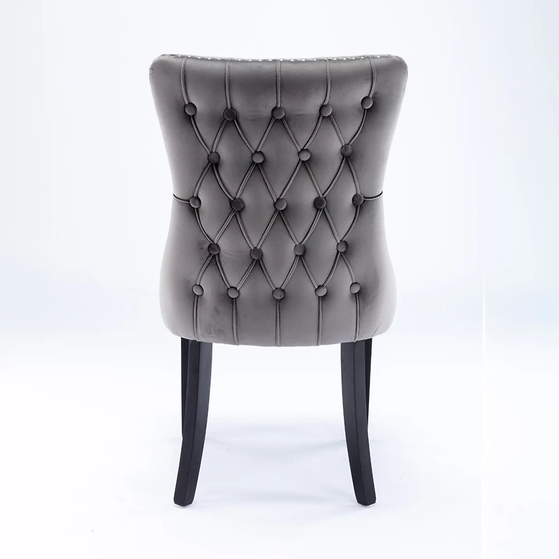 Streamdale Set of 2 Upholstered Wingback Dining Chairs