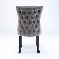 Streamdale Set of 2 Upholstered Wingback Dining Chairs