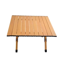 Streamdale Portable Rollable Aluminum Table Top with X-Frame