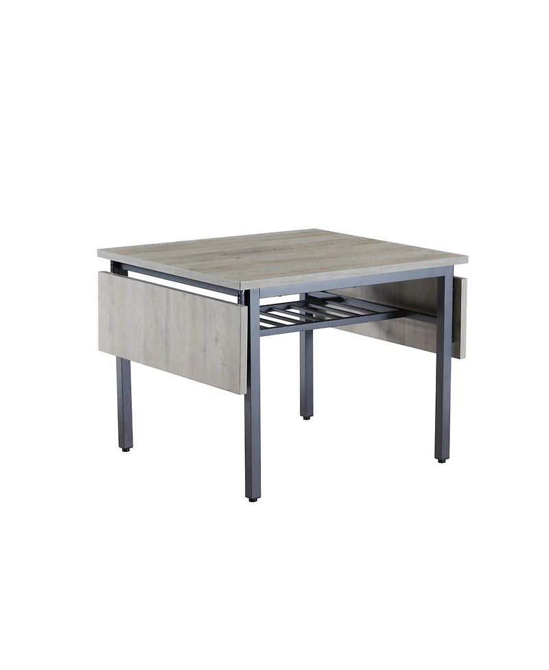 Streamdale Folding Dining Table, 1.2" Thick, Grey, 63.2" L X 35.5" W X 30.5" H