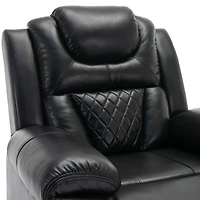 Streamdale Manual Recliner Chair with Led for Home Theater