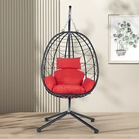 Streamdale Egg Chair with Stand for Indoor and Outdoor Use