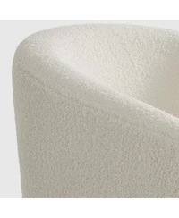 WestinTrends 29" Wide Mid Century Modern Club Barrel Accent Armchair, Set of 2