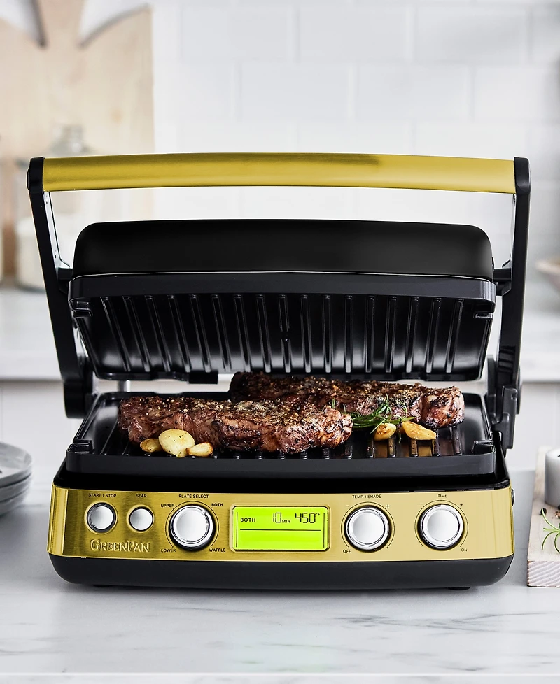 GreenPan Elite 13.9" Reserve Multi Grill, Griddle, Waffle Maker