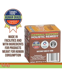 Licks Pill Free Licks Cat Hairball Support - Cat Grooming Supplies & Cat Hairball Remedy - Beeswax & Cod Liver Oil Hairball Control