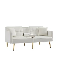 Streamdale Furniture Velvet Sofa Bed