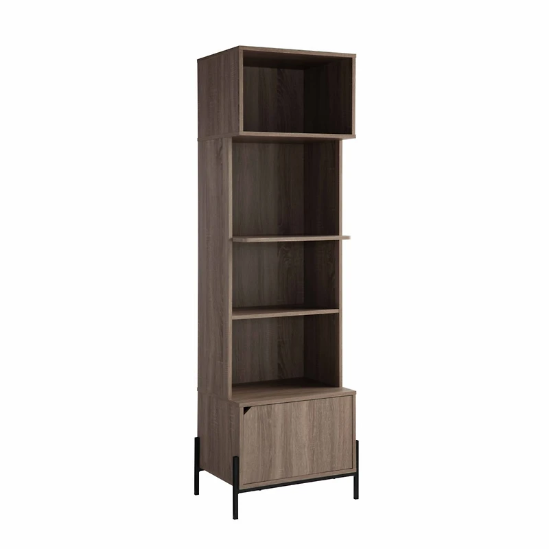 Simplie Fun Baker'S Cabinet Dark Taupe