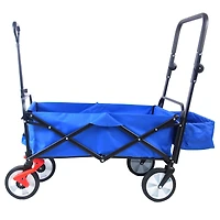 Streamdale Furniture Folding Wagon Collapsible Outdoor Utility Wagon, Heavy Duty Folding Garden Portable Hand Cart