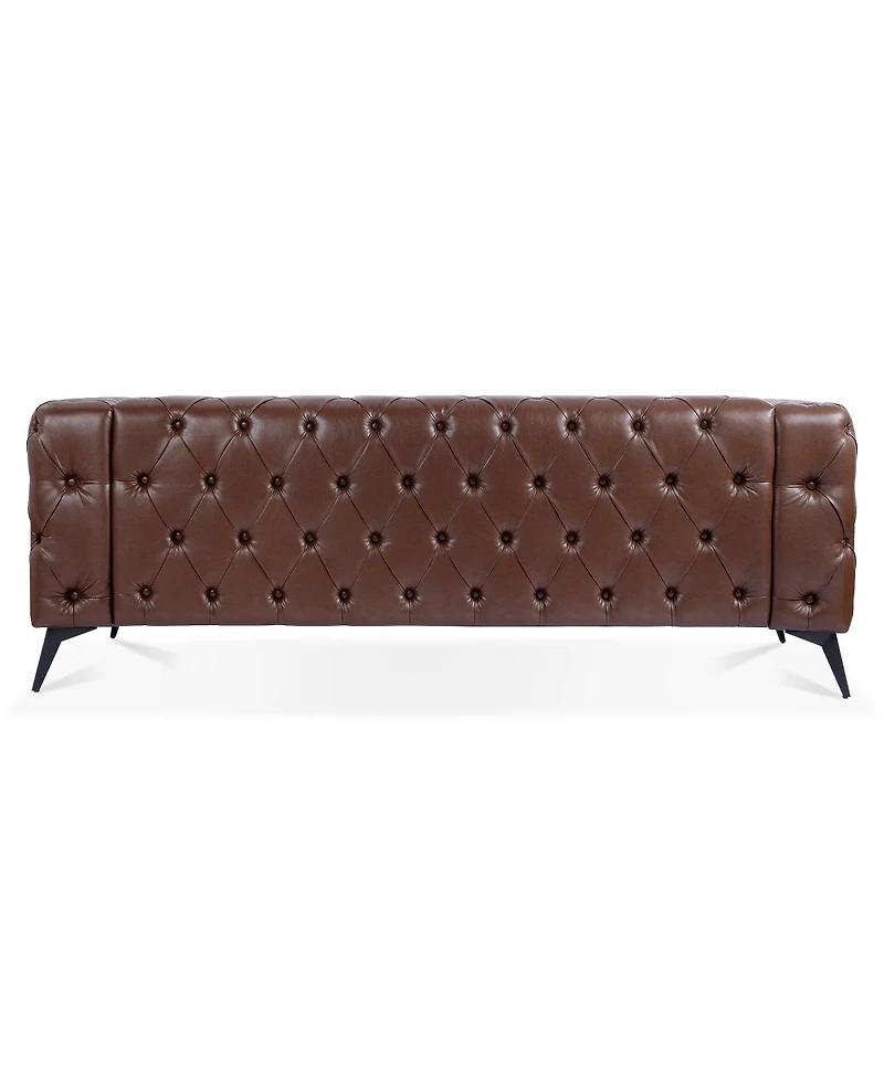 Streamdale Furniture 84.06" Width Traditional Square Arm Removable Cushion 3 Seater Sofa