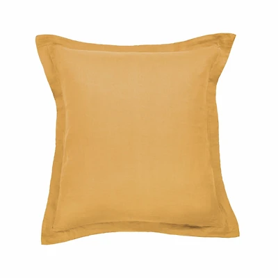 100% French Linen Flanged Euro Sham 26" x