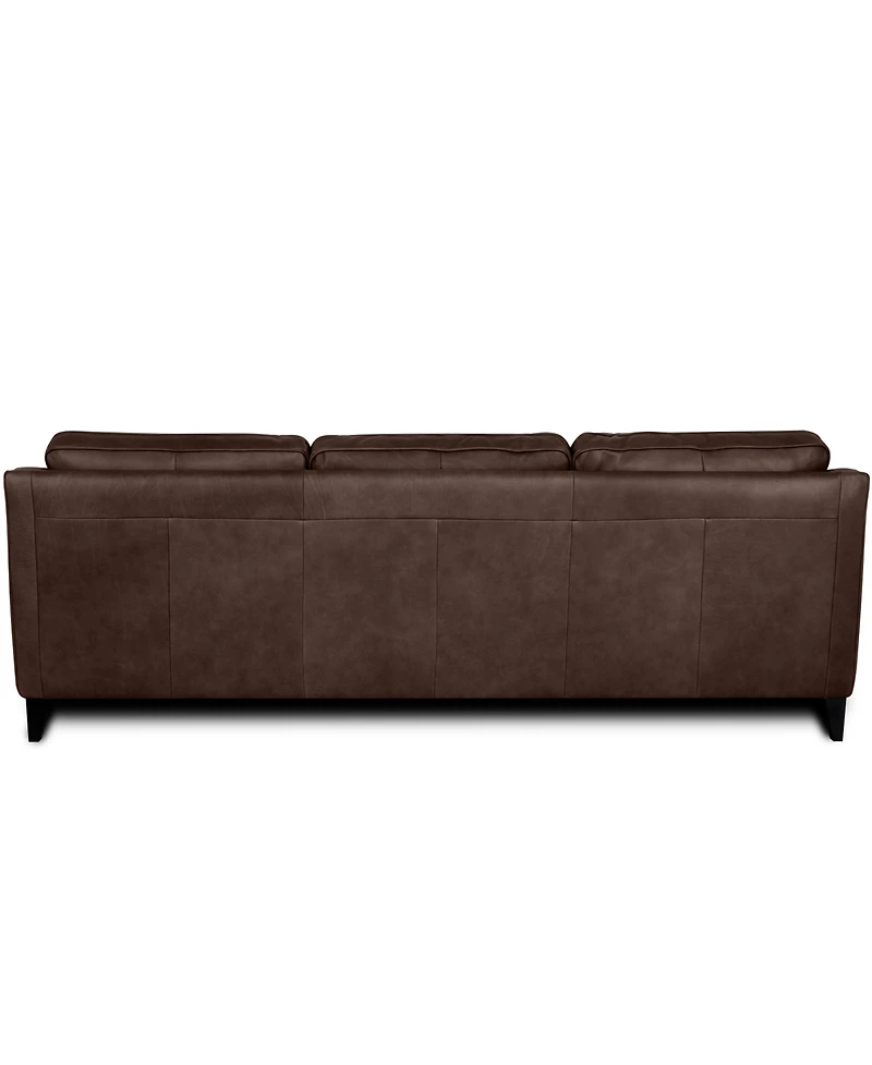 Rutherford Home Bari 92" Leather Sofa