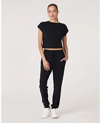 Rebody Active Women's Retreat Pocket Waffle Tee