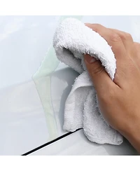Arkwright Home Terry Towels (Pack of 60), White Cotton Cleaning Cloths, 14x17 in., Multi-Purpose, Reusable