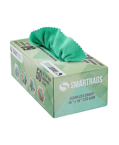 Arkwright Home SmartRags Xl Microfiber Cleaning Cloths (Box of 50), 35 Grams, 16x16, Reusable, Multi-Purpose, Color Options